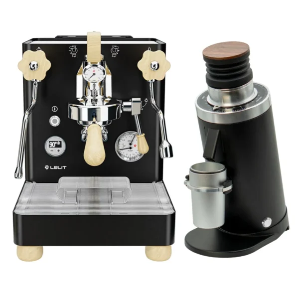 Lelit Bianca 3 Black & DF64 Gen 2 - Black Grinder Bundle