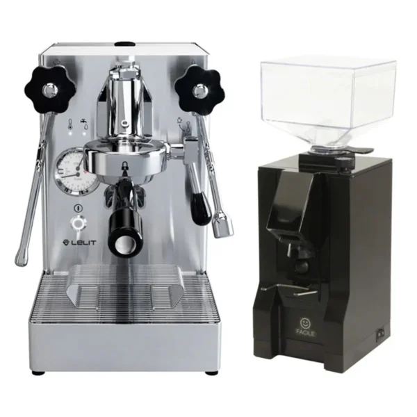 Lelit Mara X E61 & Eureka Mignon Facile - Black Bundle