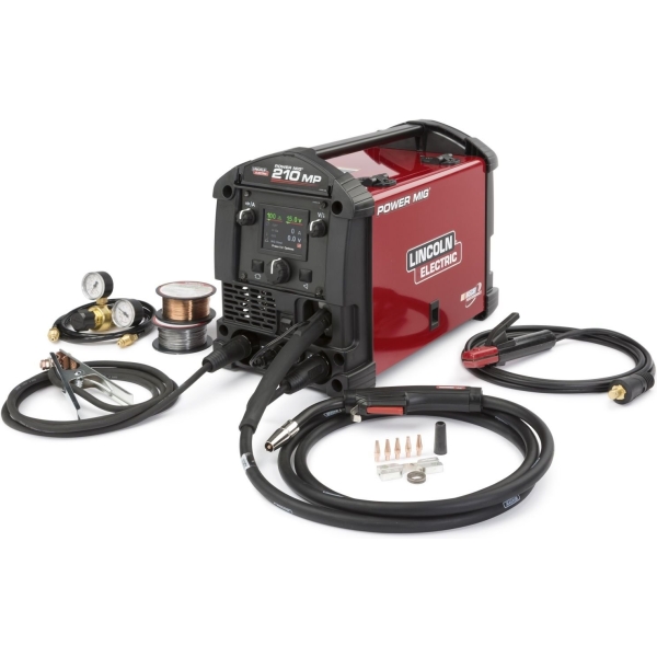 Lincoln K3963-1 Power MIG 210 MP Multi-Process Welder (MIG/Stick/TIG)
