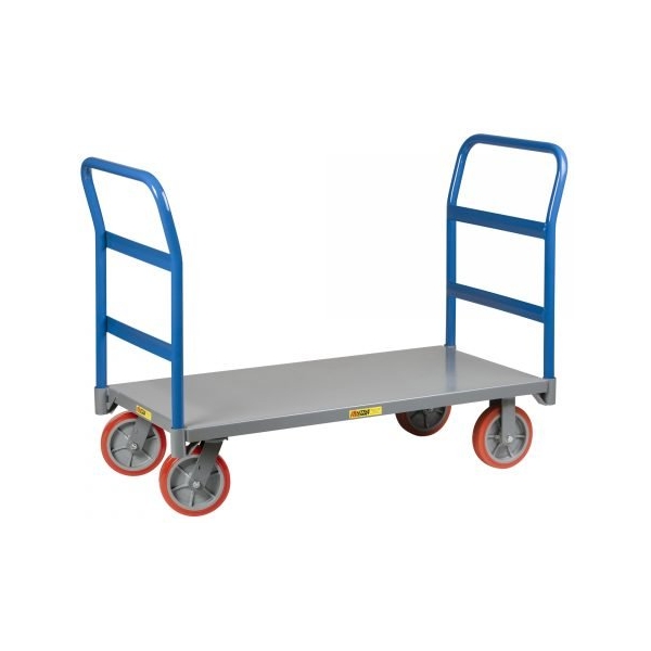 Little Giant NBB-3060-8PY-2H 3,600 lbs Heavy Duty Platform Truck w/ Double Handle (30" x 60")
