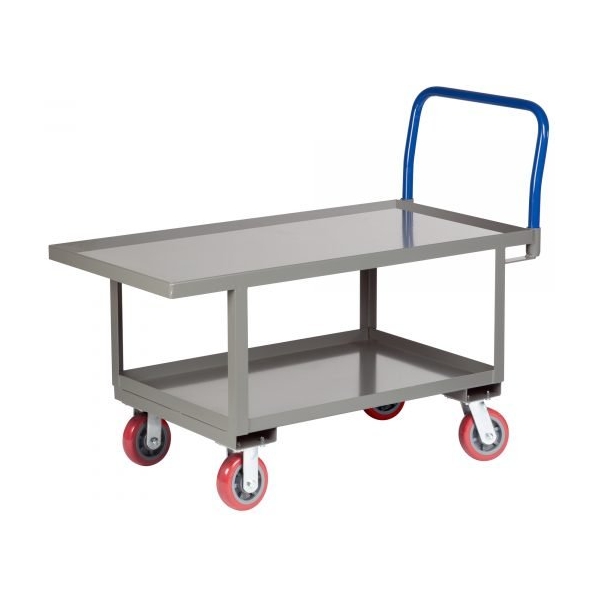 Little Giant RNL2-3060-6PY 2,000 lbs Ergonomic Lipped Deck Platform Truck (30" x 60")