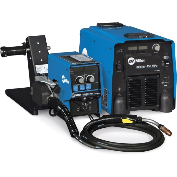 Miller 951499 Invision 450 MPa MIG Welder w/ Feeder, Accessory Package & Cart