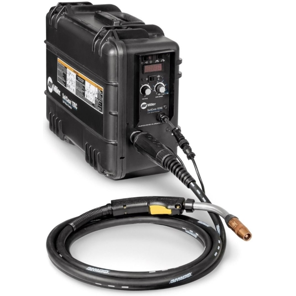 Miller 951580 SuitCase 12RC Wire Feeder w/ Bernard Q300 Gun & Meters