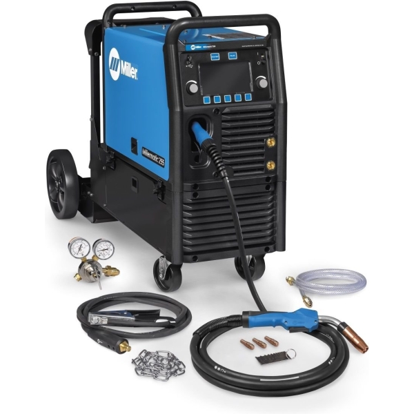 Miller 951766 Millermatic 255 MIG/Pulsed MIG Welder w/ Running Gear (208/240V)