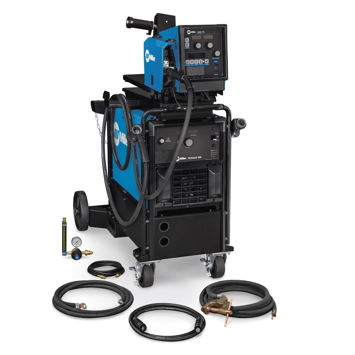 Miller 951808 Deltaweld 500 Industrial MIGrunner w/ Single Intellx Pro Feeder 1 Miller 951808 Deltaweld 500 Industrial MIGrunner w/ Single Intellx Pro Feeder