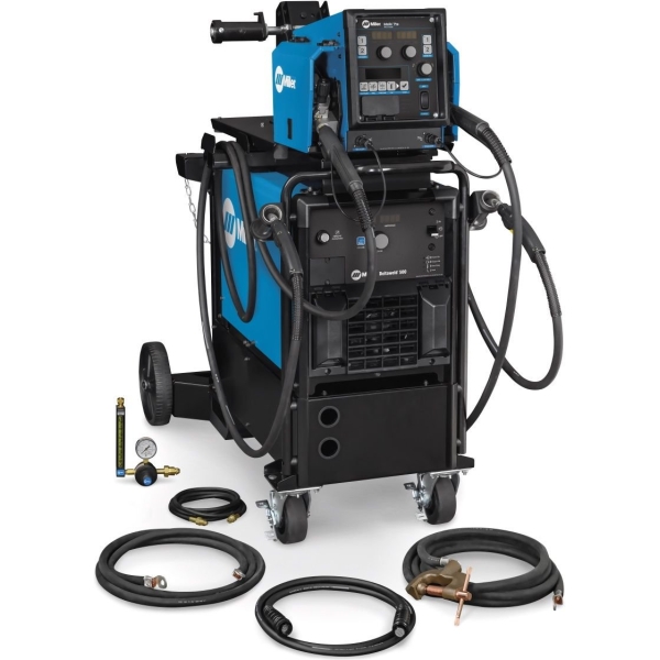 Miller 951820 Deltaweld 500 Industrial MIGrunner w/ Dual Intellx Pro Feeders
