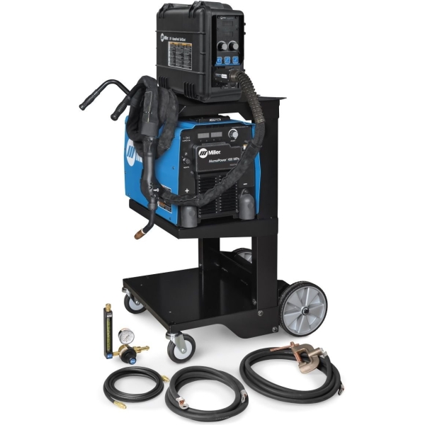 Miller 951840 AlumaPower 450 MPa Aluminum MIG Welder System w/ Feeder & XR Gun