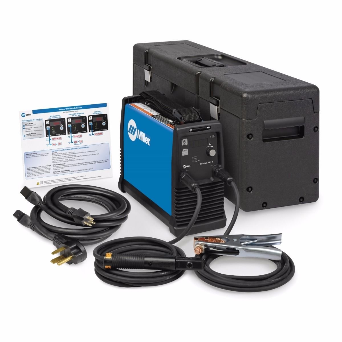 Miller Maxstar 161 S Portable DC Stick Welder w/ X-Case 1 Miller Maxstar 161 S Portable DC Stick Welder w/ X-Case