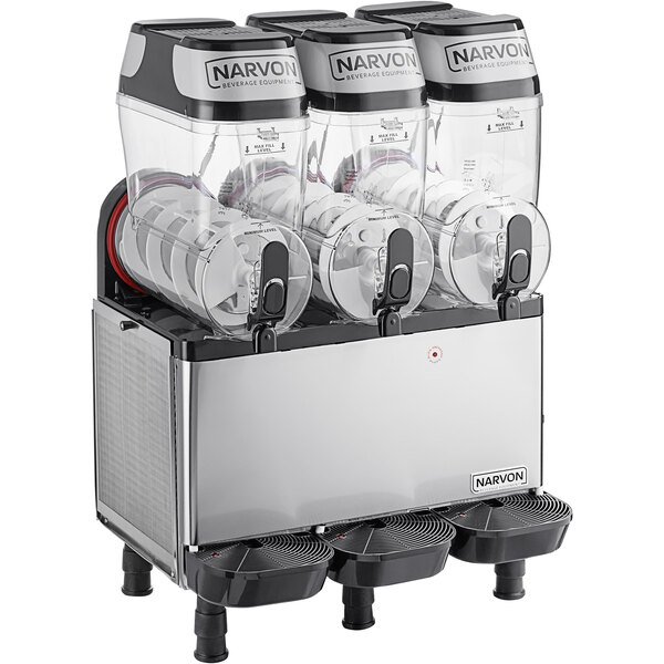 Narvon SM3 - Triple 3 Gallon Pourover Slushy Machine 1 Narvon SM3 - Triple 3 Gallon Pourover Slushy Machine
