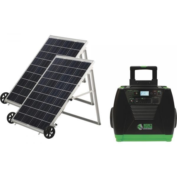 Nature Generator HKNGAUEL Elite Gold Solar Generator System (3600W / 6000W Surge)