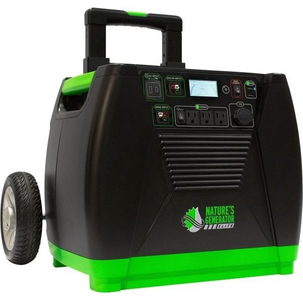 Nature Generator HKNGGNEL Elite Gold Portable Solar Generator (3600W / 7000W Surge)