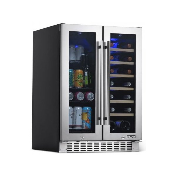 Newair AWR-190SB Wine Fridge Compressor Stainless Steel Built-In 69.3in H