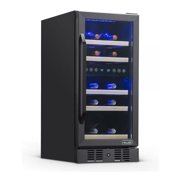 Newair AWR-520SB Wine Fridge Dual Zone Stainless Steel Built-In 33in H