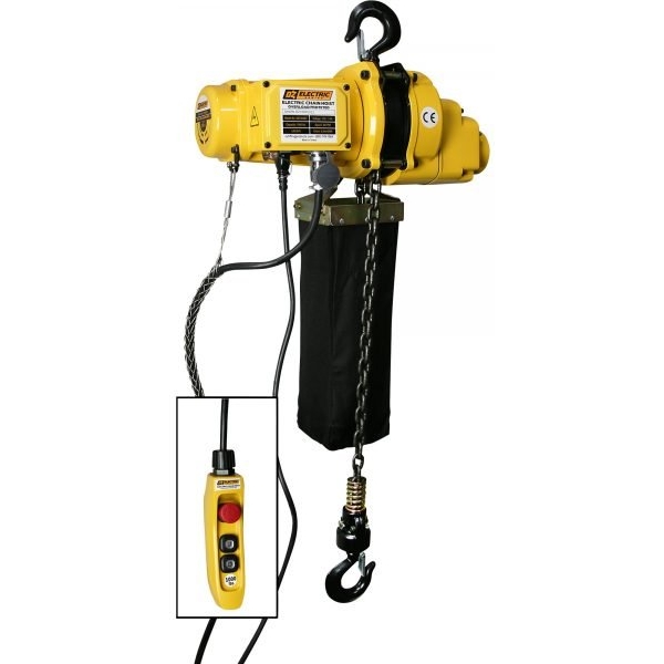 OZ Lifting OZ1000EC Electric Chain Hoist 1,000 lbs Capacity (20 ft Lift)