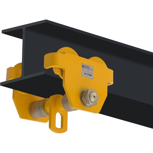 OZ Lifting OZ10PBT 10-Ton Manual Plain Trolley (4.95"-12" Flange) 1 OZ Lifting OZ10PBT 10-Ton Manual Plain Trolley (4.95"-12" Flange)