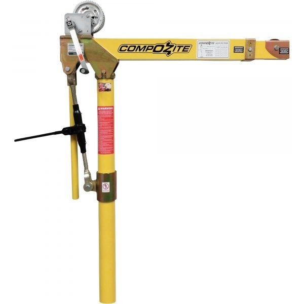 OZ Lifting OZ1200DAV CompOZite Davit Crane 1,200 lbs Capacity (95" H)