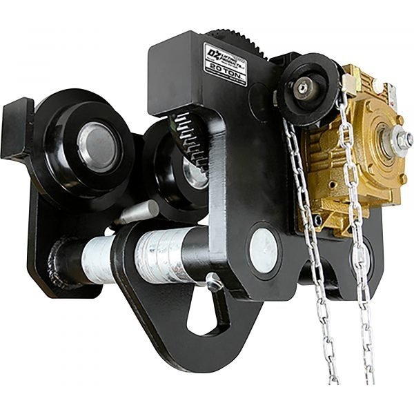 OZ Lifting OZ20GBT 20-Ton Geared Beam Trolley (5.39"-12.99" Flange)