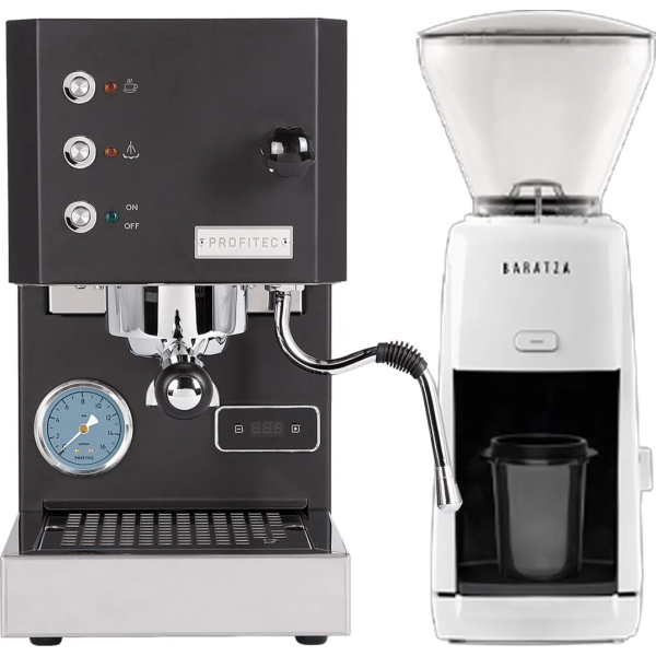 Profitec Go Black & Baratza Encore ESP - White Bundle