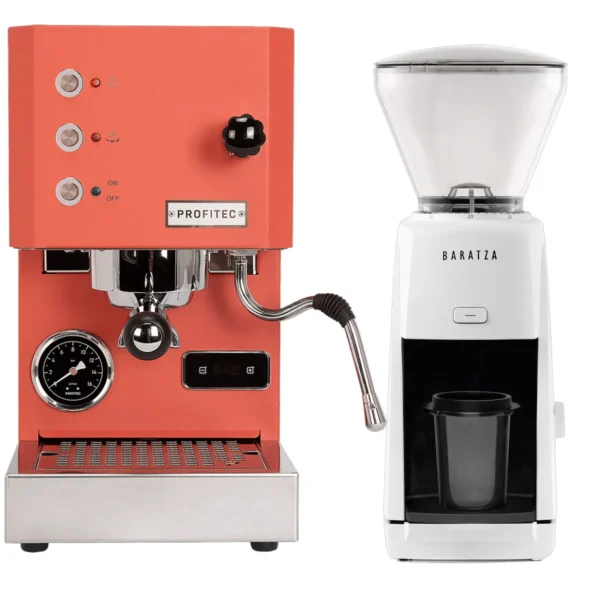 Profitec Go Red & Baratza Encore ESP - White Bundle