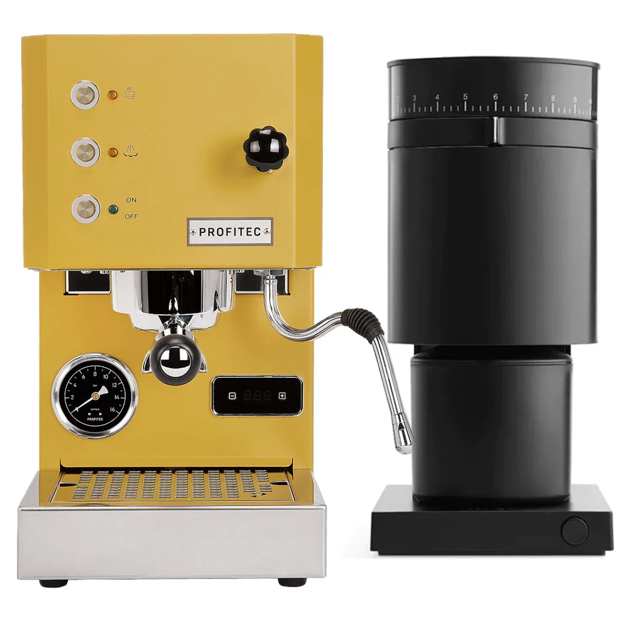 Profitec Go Yellow & Fellow Opus - Espresso Grinder Bundle Profitec Go Yellow & Fellow Opus - Espresso Grinder Bundle