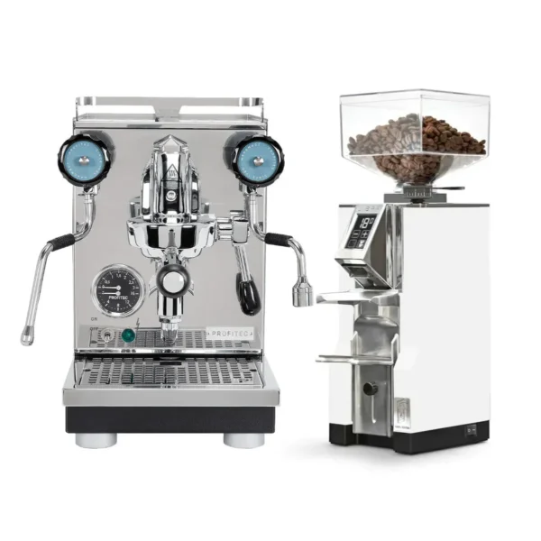 Profitec Pro 400 & Eureka Mignon Libra - White Bundle