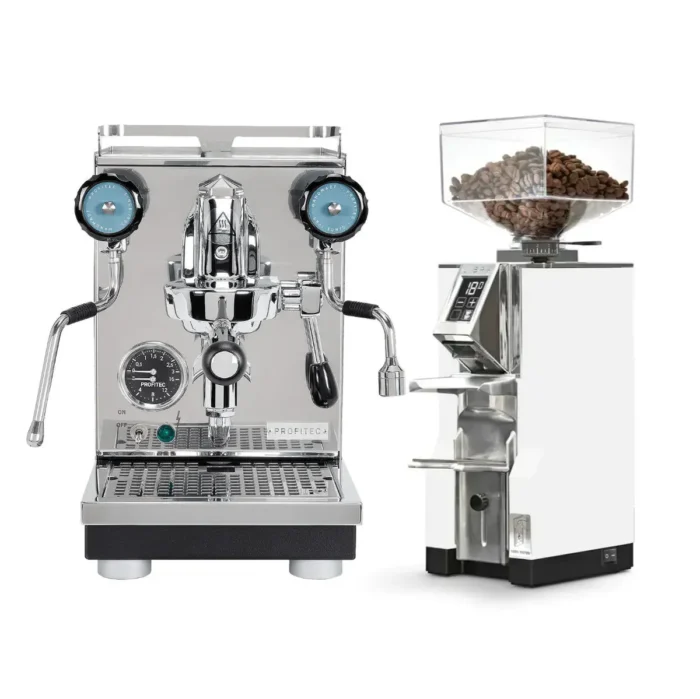 Profitec Pro 400 & Eureka Mignon Libra - White Bundle