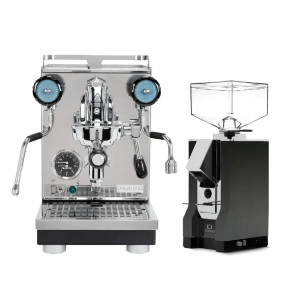 Profitec Pro 400 & Eureka Mignon Silenzio - Matte Black Bundle