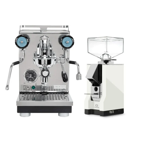 Profitec Pro 400 & Eureka Mignon Silenzio - White Bundle