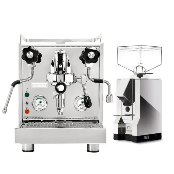 Profitec Pro 500 & Eureka Mignon Silenzio - Chrome Bundle