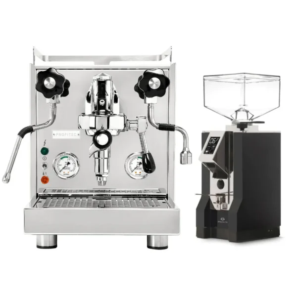 Profitec Pro 500 & Eureka Mignon Specialita - Matte Black Bundle
