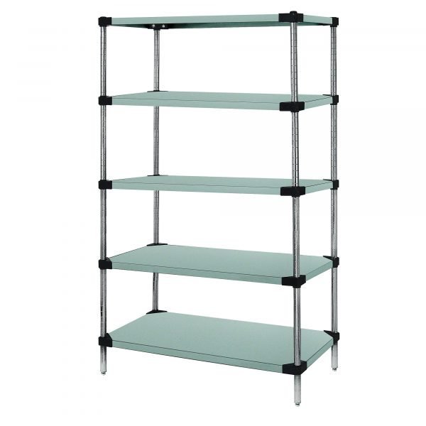 Quantum WRS5-86-1860SS 5-Shelf Solid SS Starter (86"H, 18"D x 60"W) 1 Quantum WRS5-86-1860SS 5-Shelf Solid SS Starter (86"H, 18"D x 60"W)