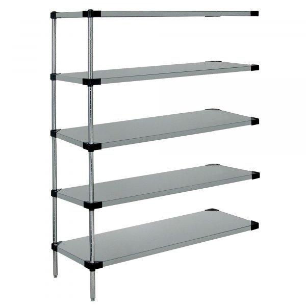 Quantum WRSAD5-63-2130SS 5-Shelf Solid SS (63"H, 21"D x 30"W, Add-On) 1 Quantum WRSAD5-63-2130SS 5-Shelf Solid SS (63"H, 21"D x 30"W, Add-On)