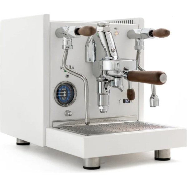 Quick Mill Aquila White + Grinder DF64 Gen 2 - White Bundle