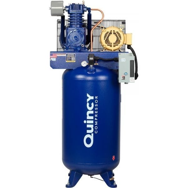 Quincy QTV-7.5 273DS80VCB23 - Splash Lubricated Reciprocating Air Compressor
