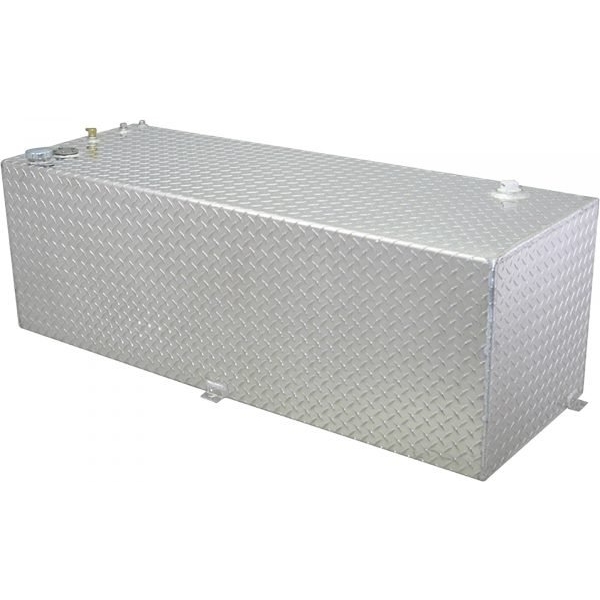 RDS 71791 Aluminum Transfer Fuel Tank 91 Gal Rectangular Diamond Plate