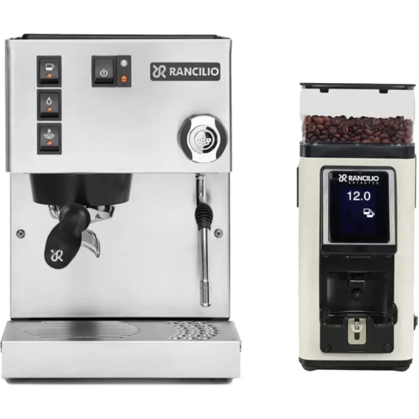 Rancilio Silvia M V6 Stainless & Rancilio Stile - Grinder