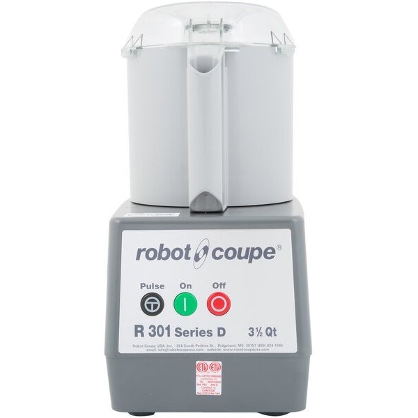 Robot Coupe R301B - Food Processor 4 Qt Gray Compact