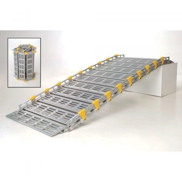 Roll-A-Ramp A13006A19 7ft Aluminum Loading Ramp 1000 Lb Cap. 1 Roll-A-Ramp A13006A19 7ft Aluminum Loading Ramp 1000 Lb Cap.
