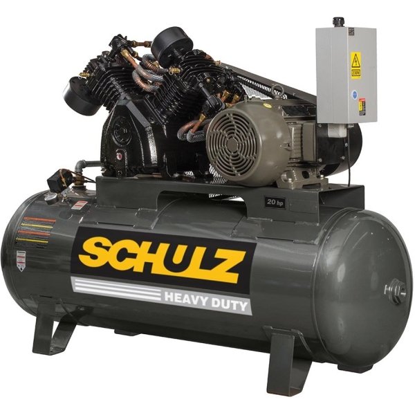 Schulz P20120HLV80BR Air Compressor - 15HP 80Gal