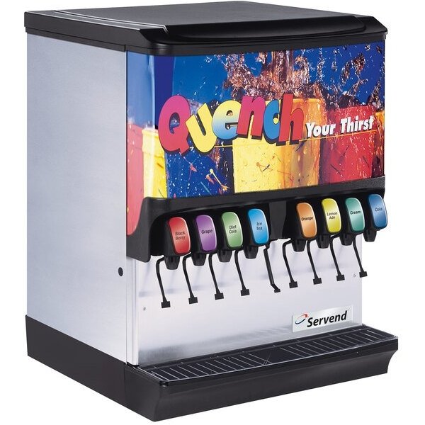 Servend SV-250 - 10-Valve Countertop Ice Dispenser