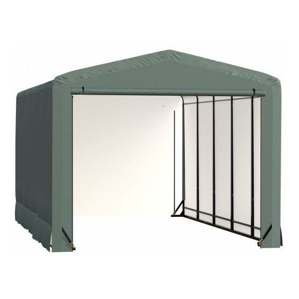 ShelterLogic ShelterTube SQAACC0104C01202310 Wind/Snow Rated Garage 12x23x10ft (Green)