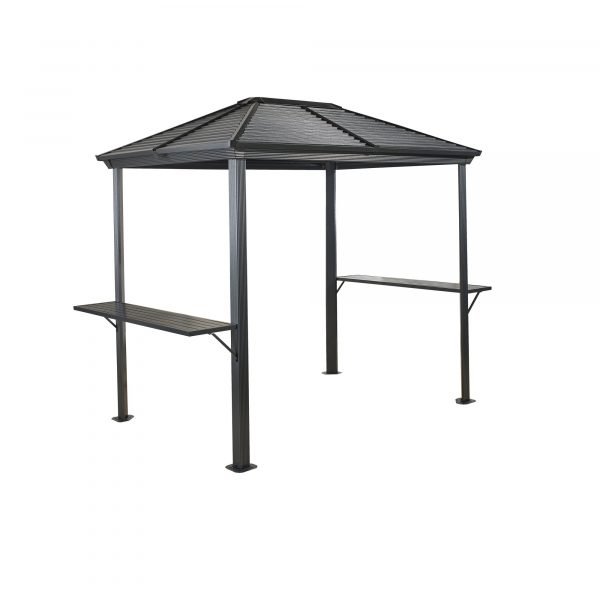 ShelterLogic Sojag BBQ Ventura 500-9161427 Grill Gazebo Hardtop Fabric (Gray) 1 ShelterLogic Sojag BBQ Ventura 500-9161427 Grill Gazebo Hardtop Fabric (Gray)