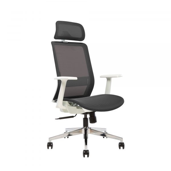 Sinfonia 810061171584 Ergonomis High Back Adjustable Arms Black 1 Sinfonia 810061171584 Ergonomis High Back Adjustable Arms Hitam