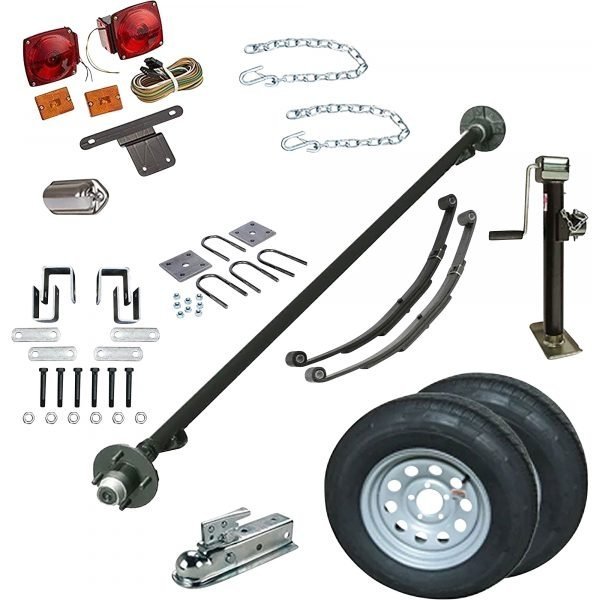 TK Trailer MP10SNKT 2K Snowmobile Trailer Kit Tilt Deck Blueprint (8ft L x 5ft W)