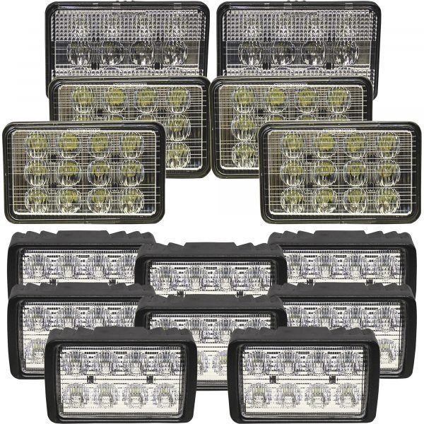 Tiger LED CASEKIT2 Combine Light Kit 14-Light Flood/Spot 680 Watts 49800 Lumens