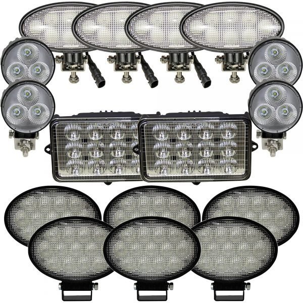 Tiger LED JDKIT6 Combine Light Kit 16-Light Flood/Spot 610 Watts 46000 Lumens