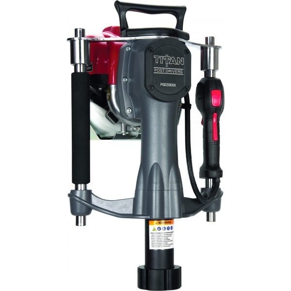 Titan PGD2000X Post Driver 35-Lb Driving Head 1.3 HP Honda GX Engine