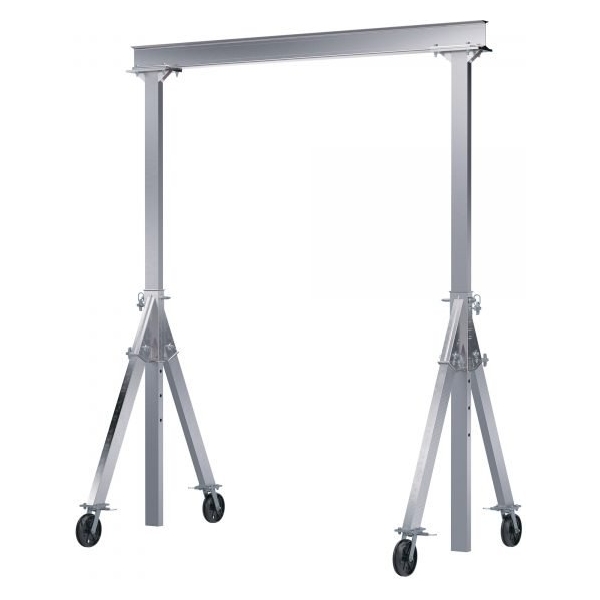 Vestil AHA-4-10-12-VG 4,000 lbs Aluminum Gantry Crane (10 ft I-Beam)