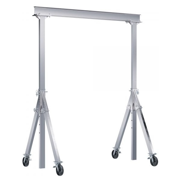 Vestil AHA-4-10-8-TLC 4,000 lbs Aluminum Gantry Crane (10 ft I-Beam)