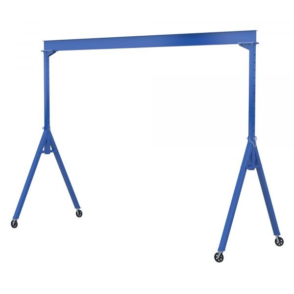 Vestil AHS-4-20-14-VG Adjustable Steel Gantry Crane (4000lb, 20ft Beam, V-Groove Casters) 1 Vestil AHS-4-20-14-VG Adjustable Steel Gantry Crane (4000lb, 20ft Beam, V-Groove Casters)